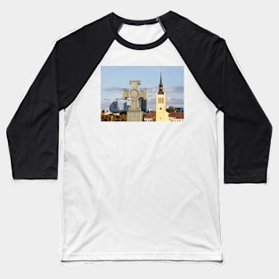 Estonian Freedom Monument, St. John's Church,Tallinn, Estonia, Europe Baseball T-Shirt